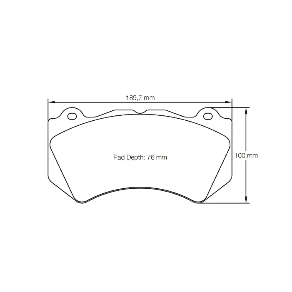Pagid Brake Pads Ferrari F430 Ceramic Brakes 43743 Brake Pads