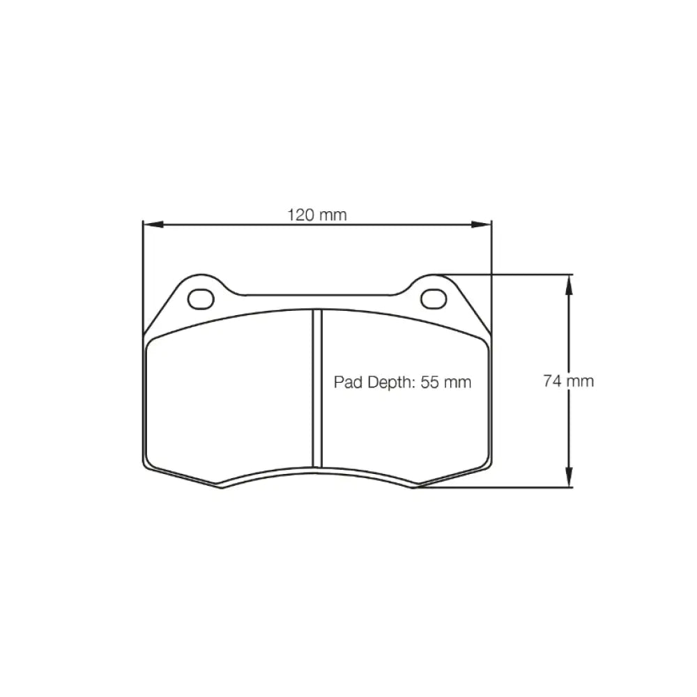 Pagid Brake Pads Ferrari F512M & 550 Brake Pads