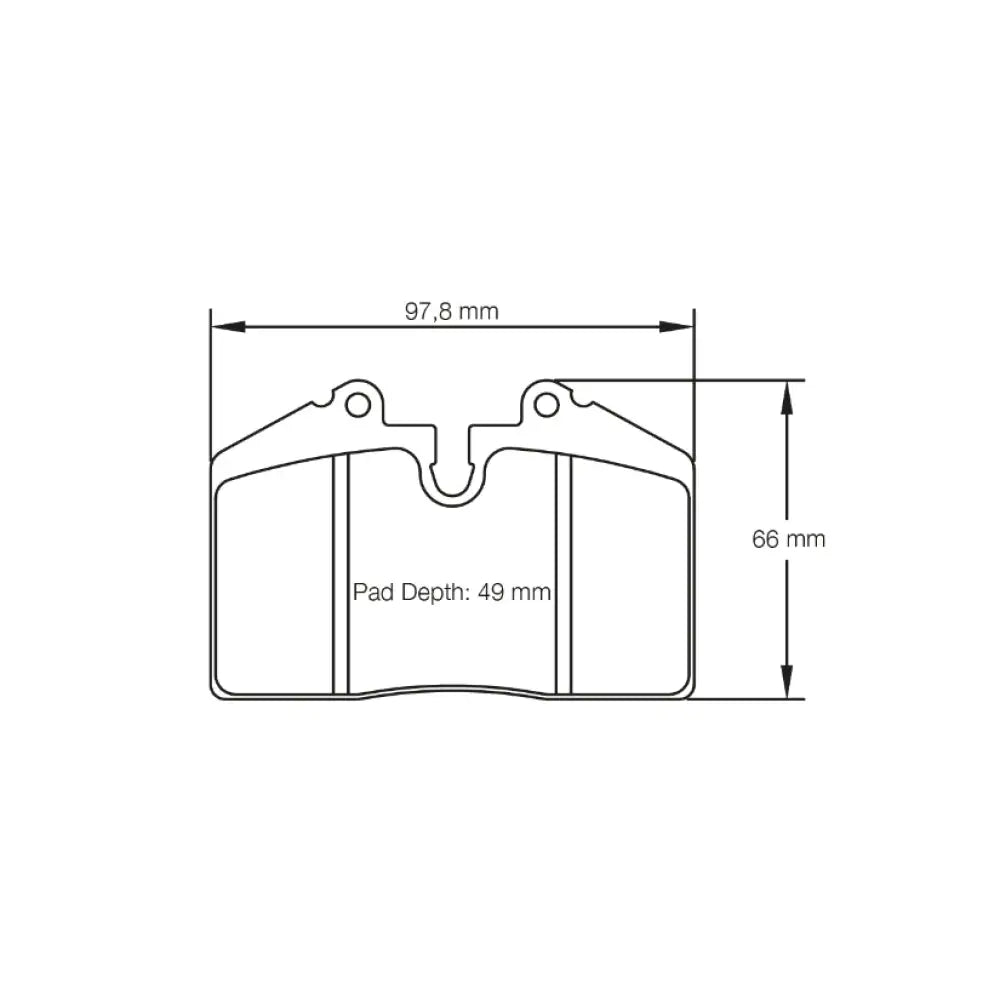 Pagid Brake Pads Ferrari F512M & 550 Brake Pads