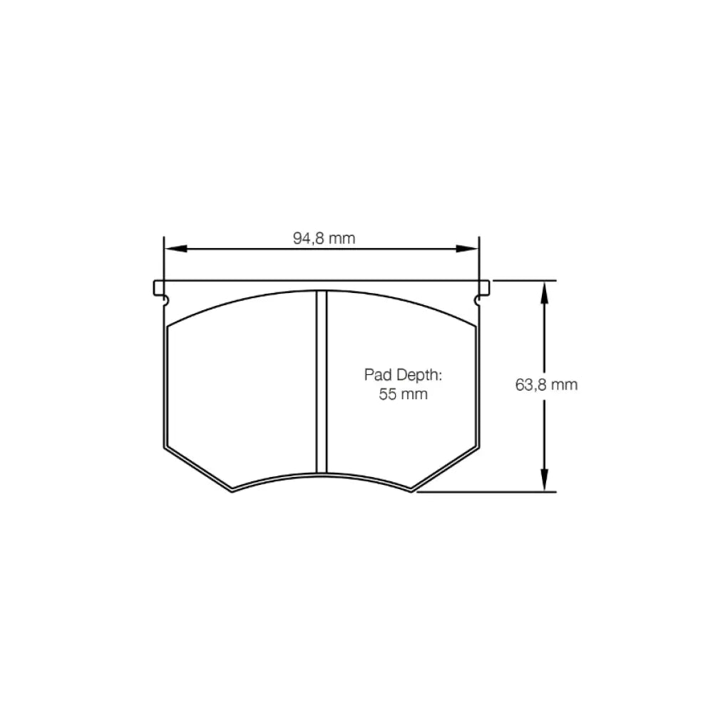 Pagid Brake Pads Ford GT 40 64-68 Brake Pads