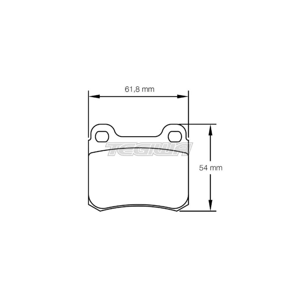 Pagid Brake Pads Ginetta G15 67-73 Front / RSH 42 Brake Pads