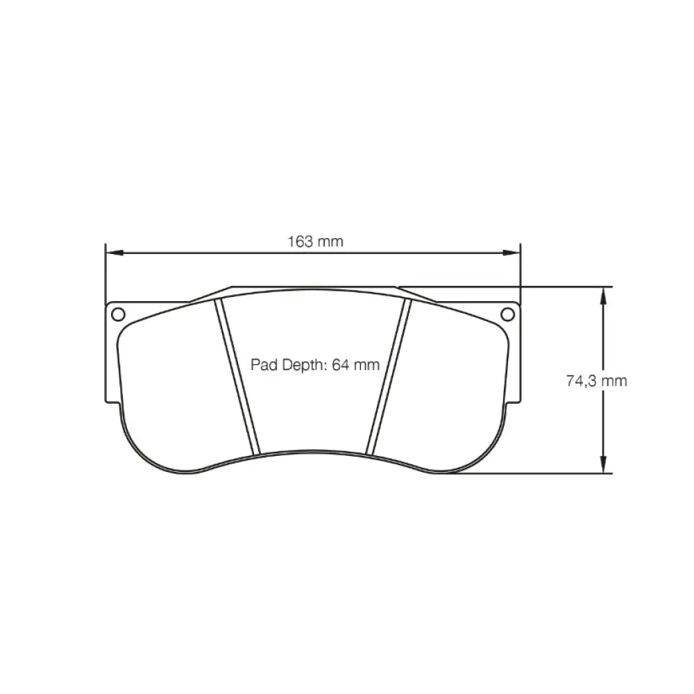 Pagid Brake Pads Lexus RC F GT3 17- Brake Pads