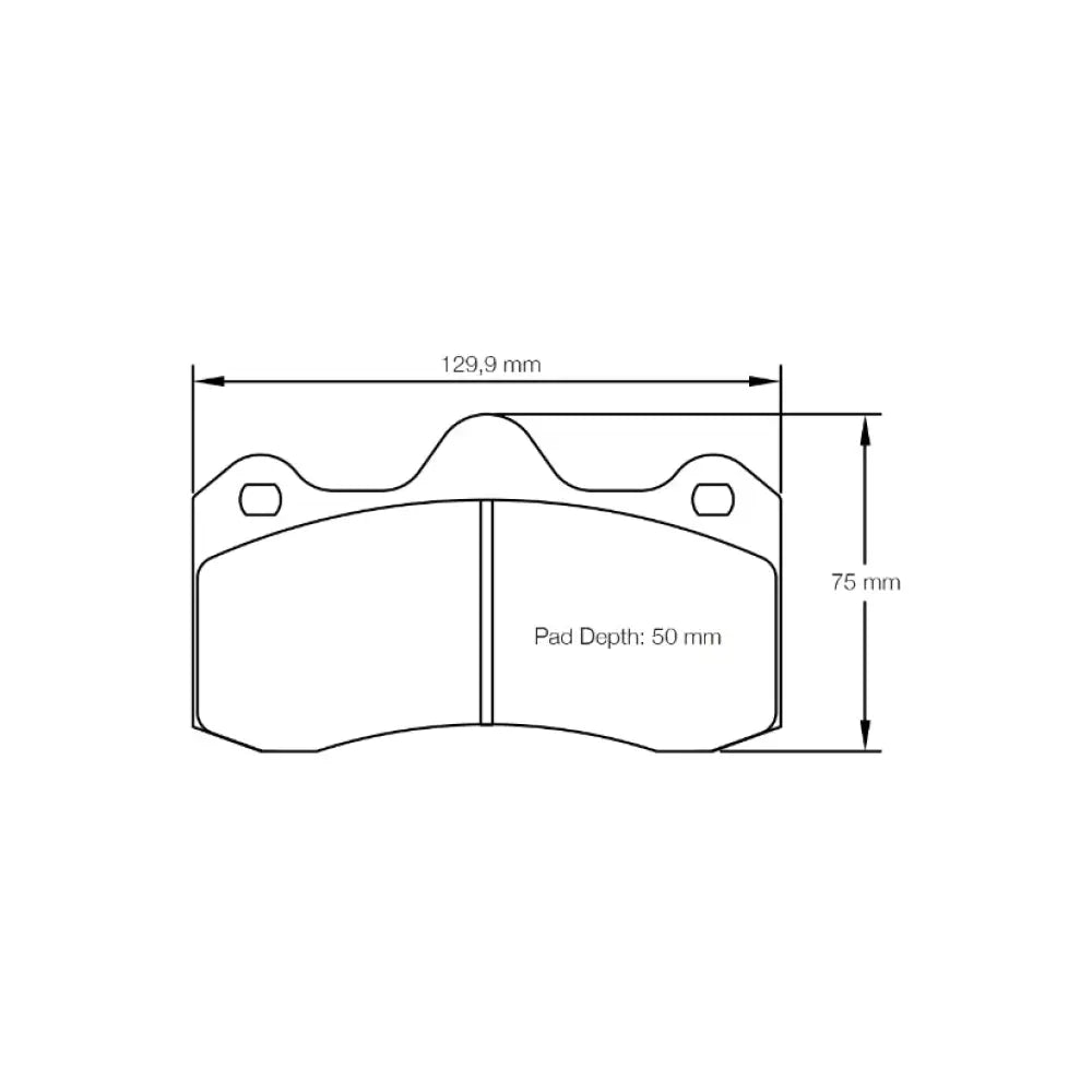 Pagid Brake Pads Lotus Exige V6 Sport 350 16- Brake Pads