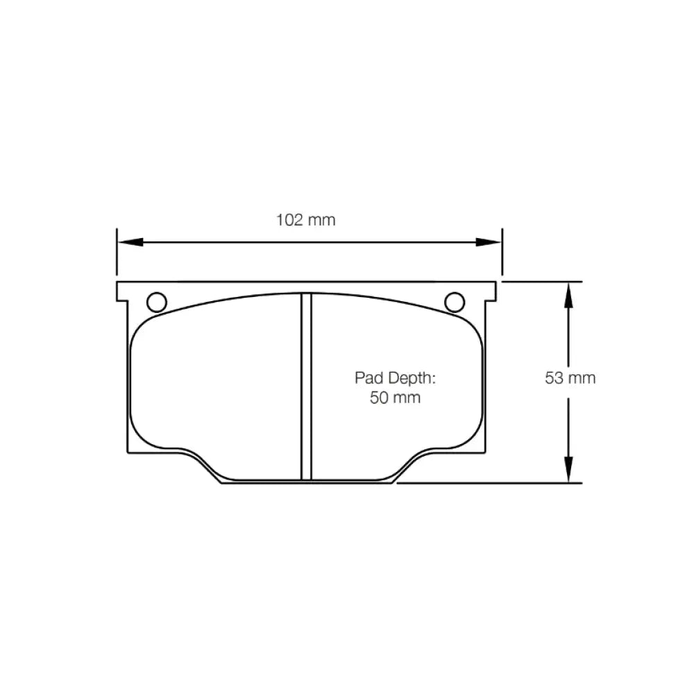 Pagid Brake Pads Lucas / Girling Girling 3C & C-Type Caliper Brake Pads