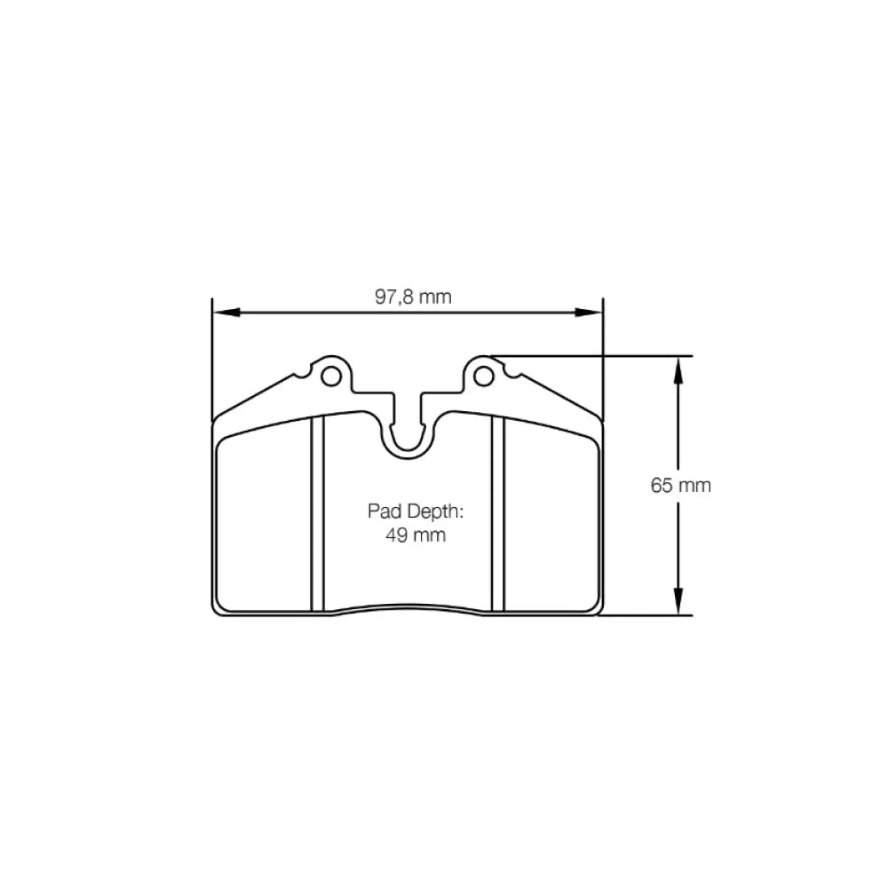 Pagid Brake Pads Lucas / Girling 43571 Caliper Brake Pads