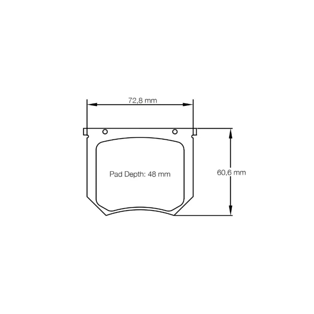 Pagid Brake Pads Lucas / Girling AR 3 Caliper Brake Pads