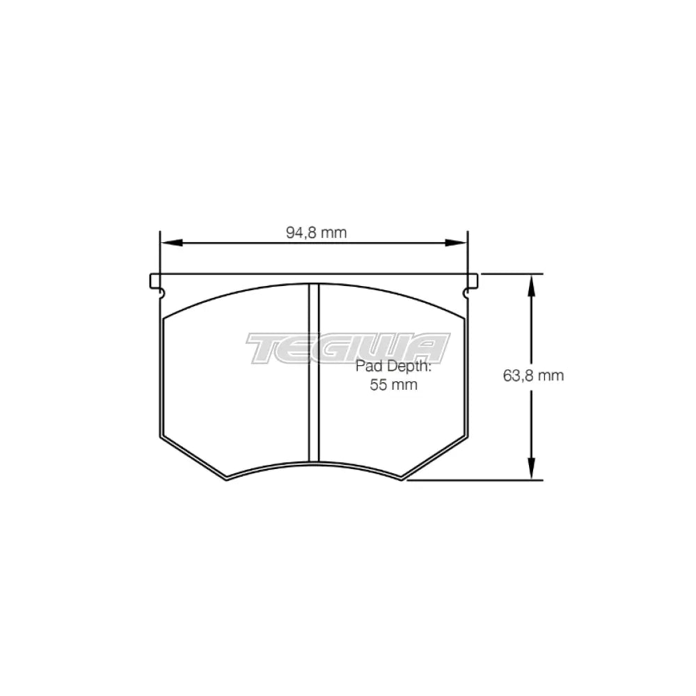 Pagid Brake Pads Lucas / Girling BR & B Type MK5 Caliper 16mm 4508 / RSH 29E Brake Pads