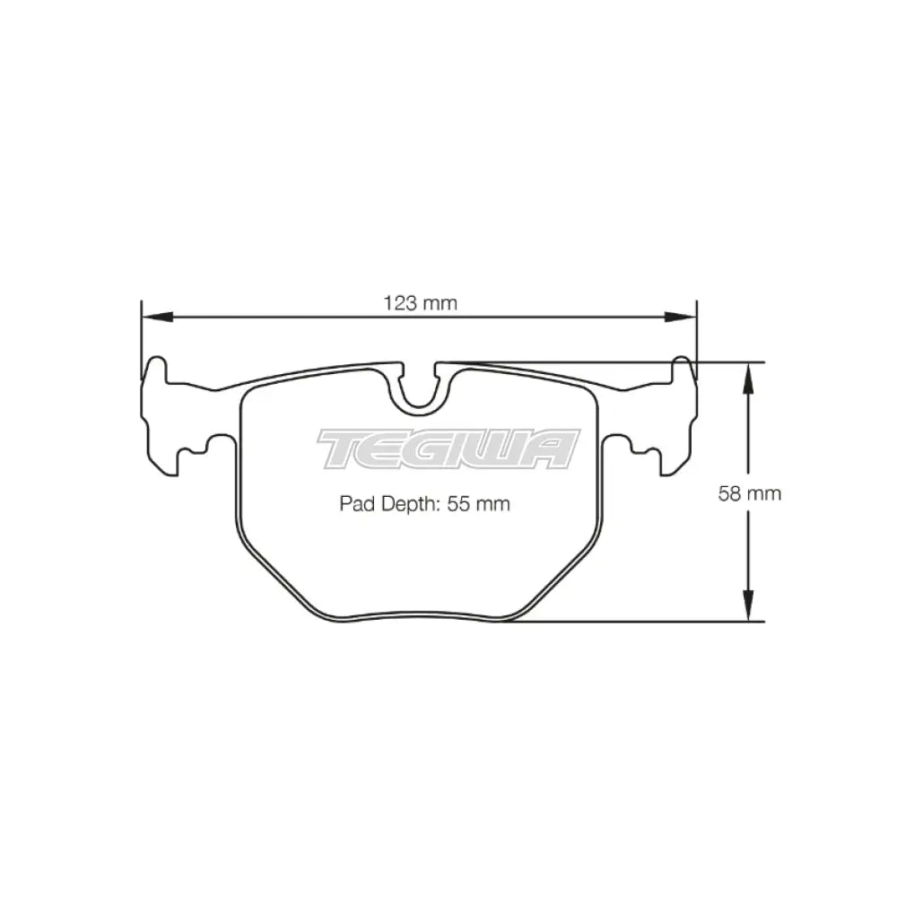Pagid Brake Pads Maserati Biturbo 2.5 & 2.8 94-99 Rear / RSL 29 Brake Pads
