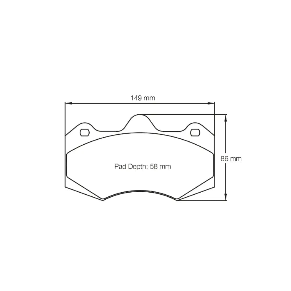 Pagid Brake Pads Mclaren 570S 540C 570 GT 15- Brake Pads