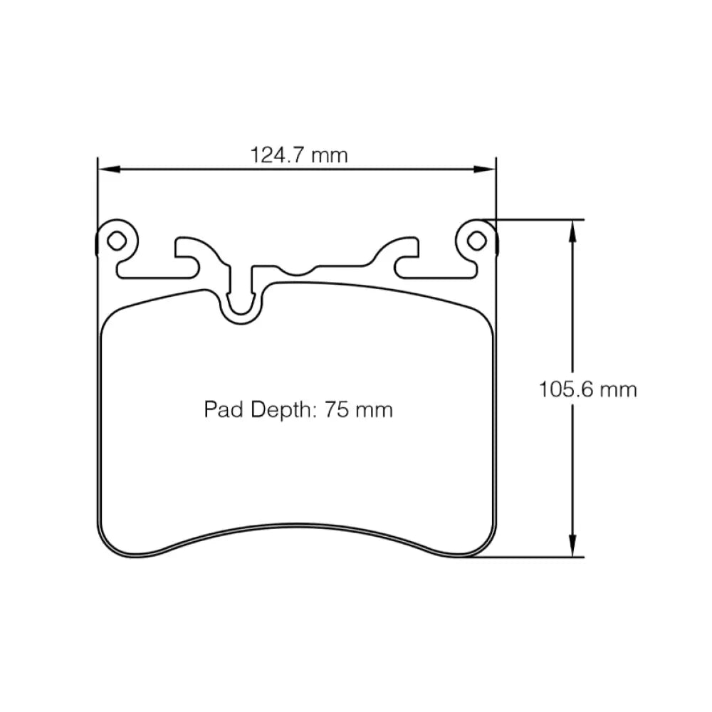 Pagid Brake Pads Mclaren 600LT With Ceramic Brakes 18 + Brake Pads