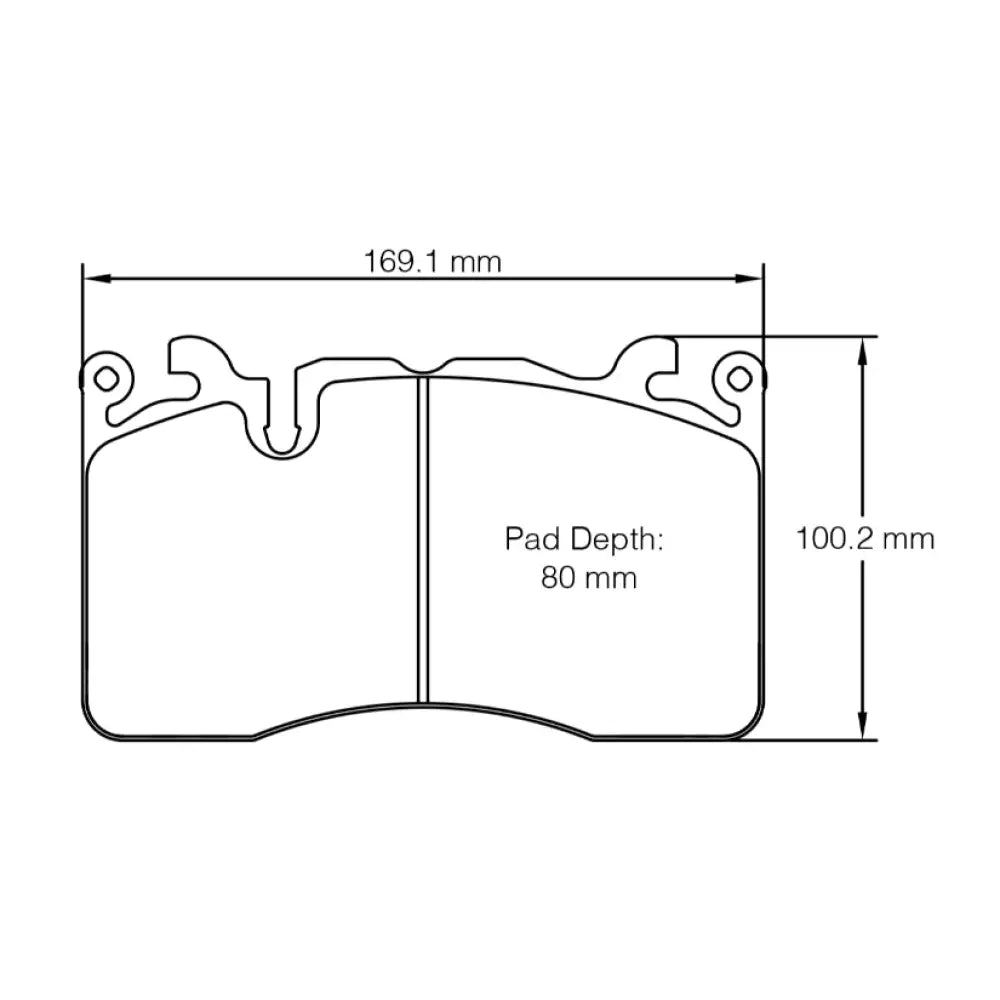Pagid Brake Pads Mclaren 720S With Ceramic Brakes 17 + Brake Pads