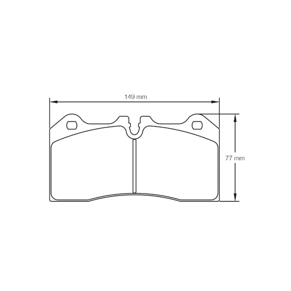 Pagid Brake Pads Mclaren MP4-12C Ceramic Brakes 41944 Brake Pads