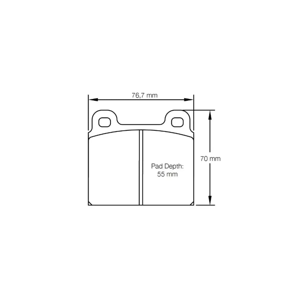 Pagid Brake Pads Mercedes 190-300 W108-W115 59-71 Brake Pads