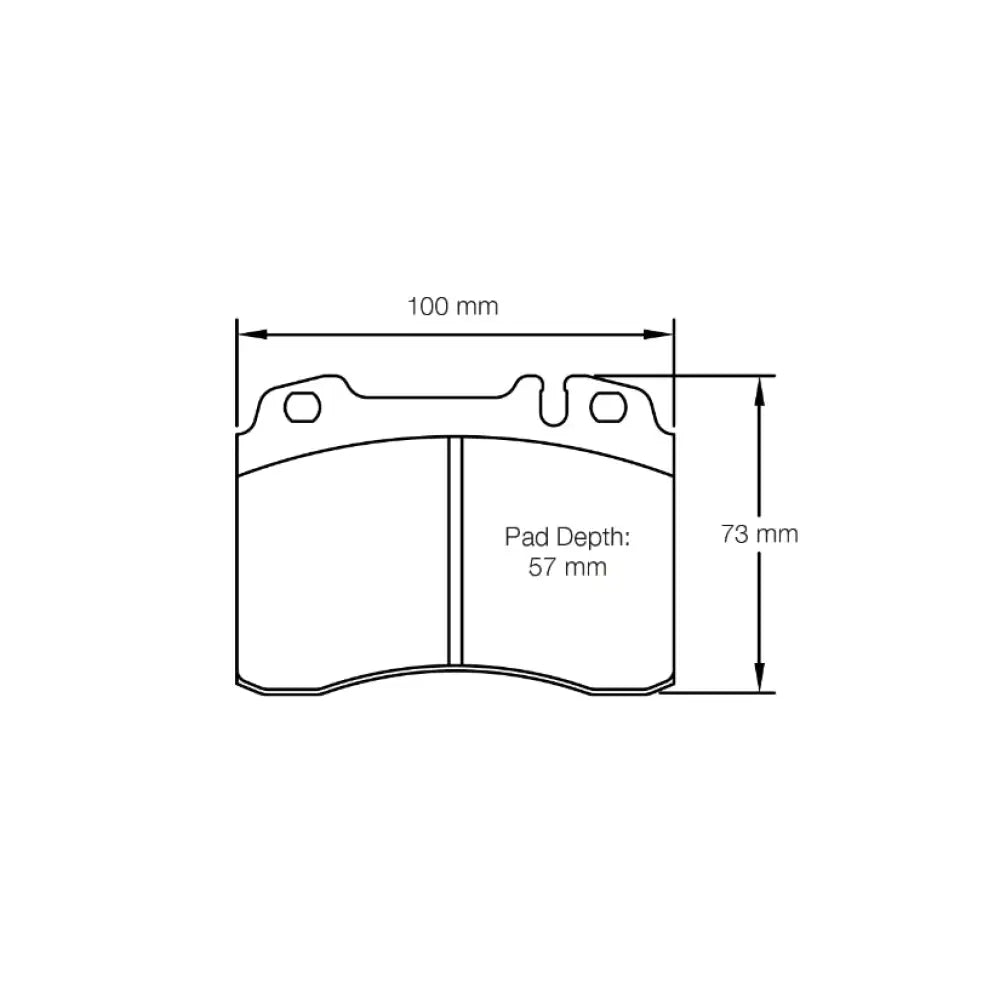 Pagid Brake Pads Mercedes 250-280 W114 71-76 Brake Pads