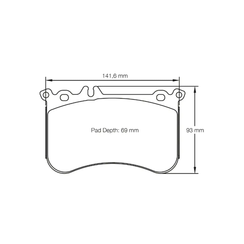 Pagid Brake Pads Mercedes CLA 45 AMG 13- Brake Pads