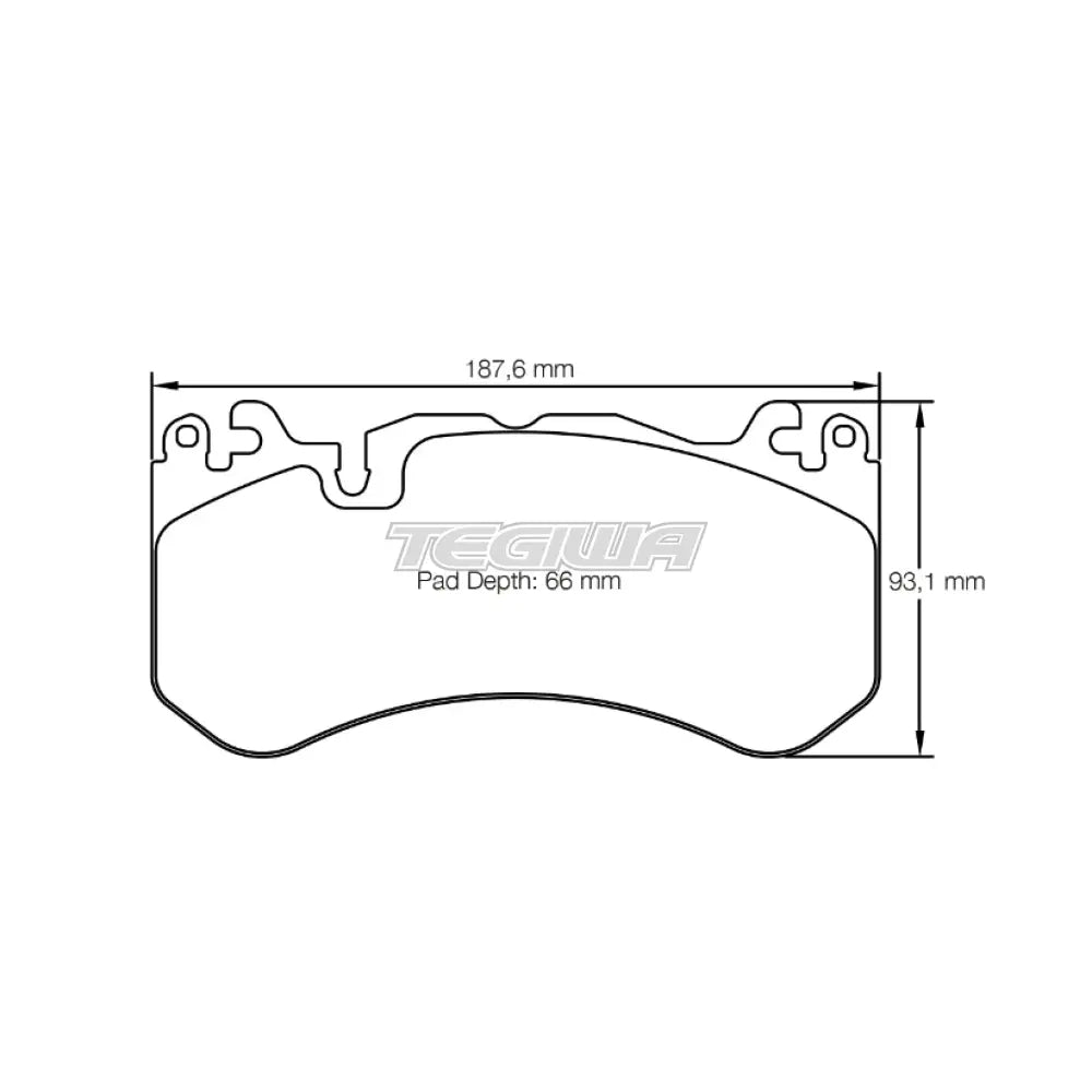 Pagid Brake Pads Mercedes Ml 63 AMG 4-Matic 11- Front / RSL 29 Brake Pads