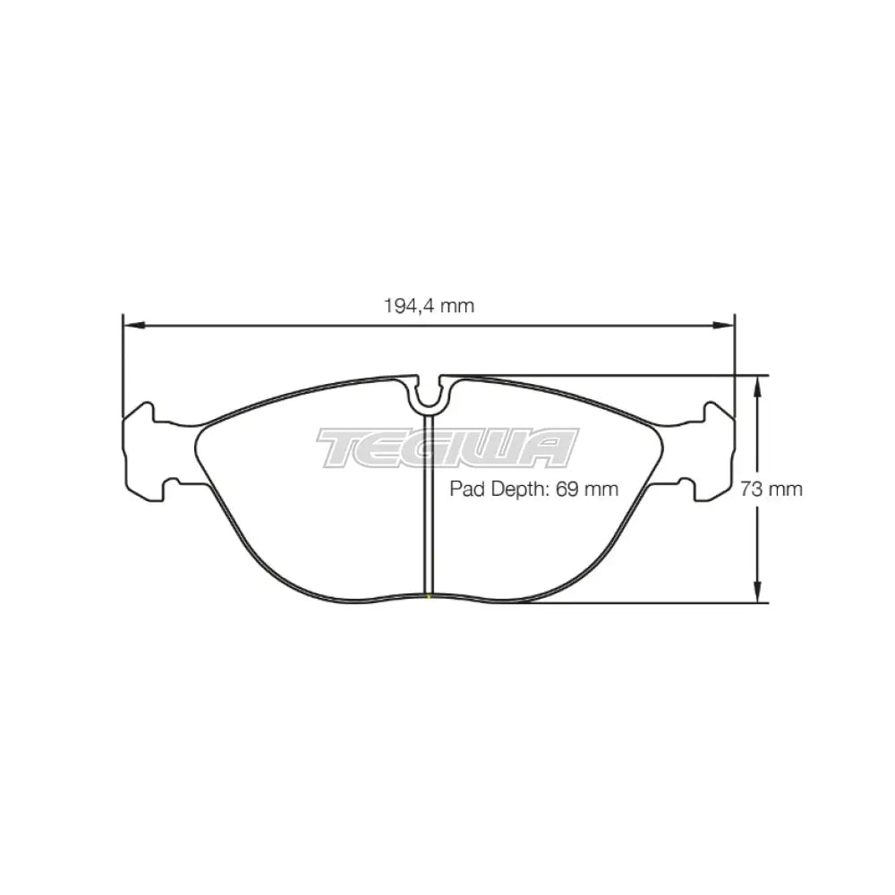 Pagid Brake Pads Mercedes Slk Roadster 32 AMG R170 43556 Front / RSL 29 Brake Pads
