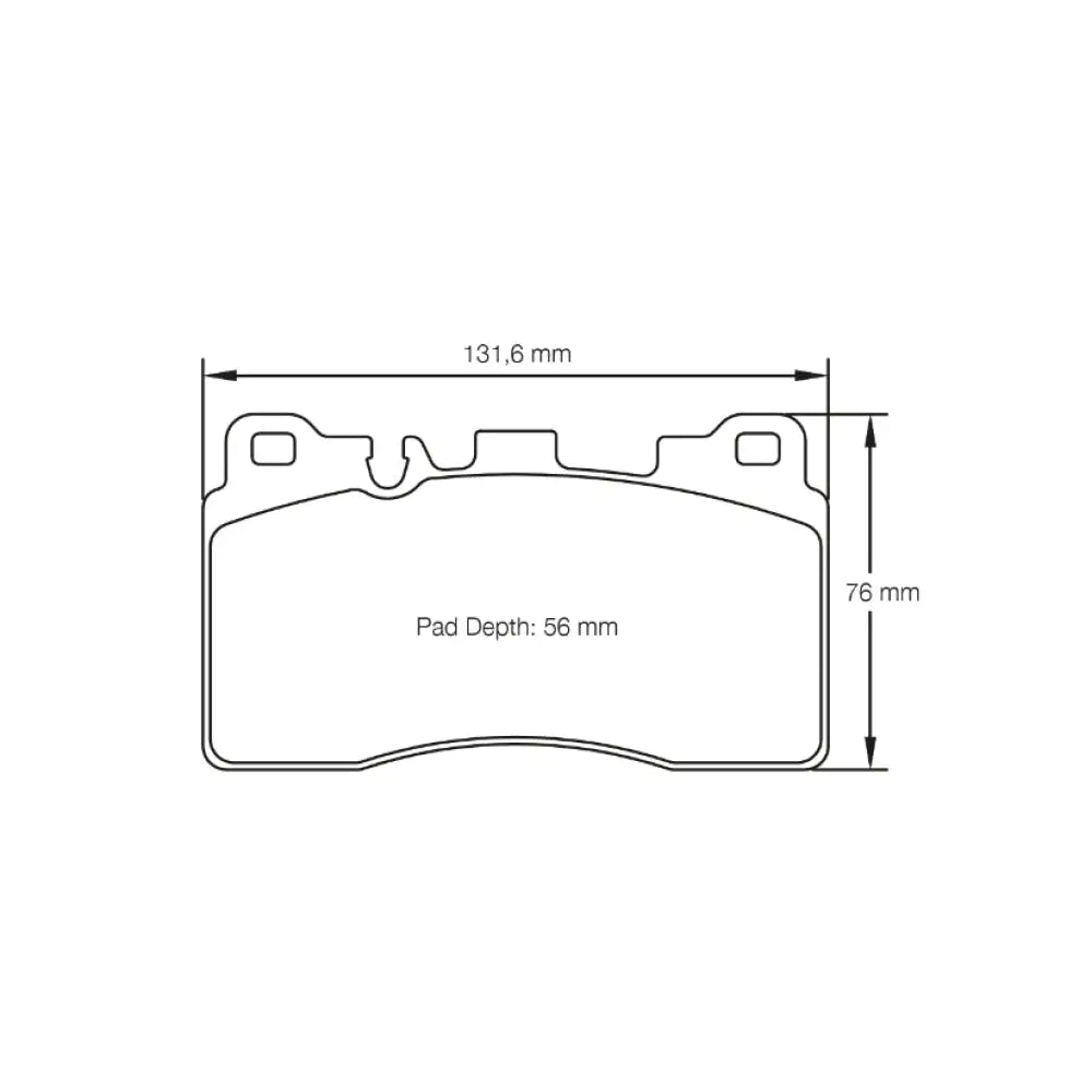 Pagid Brake Pads Mercedes Sls AMG Black Series Ceramic Brakes 42248 Brake Pads