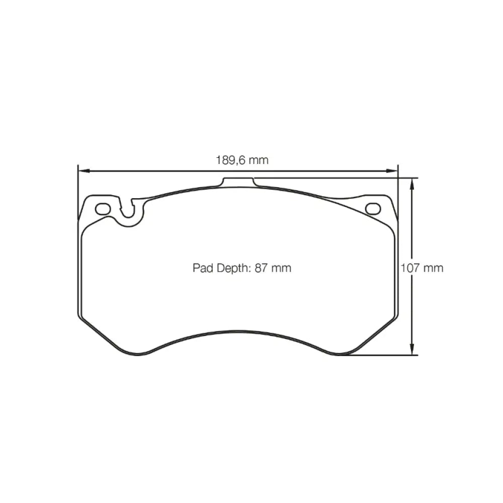 Pagid Brake Pads Mercedes Sls AMG Black Series Ceramic Brakes 42248 Brake Pads