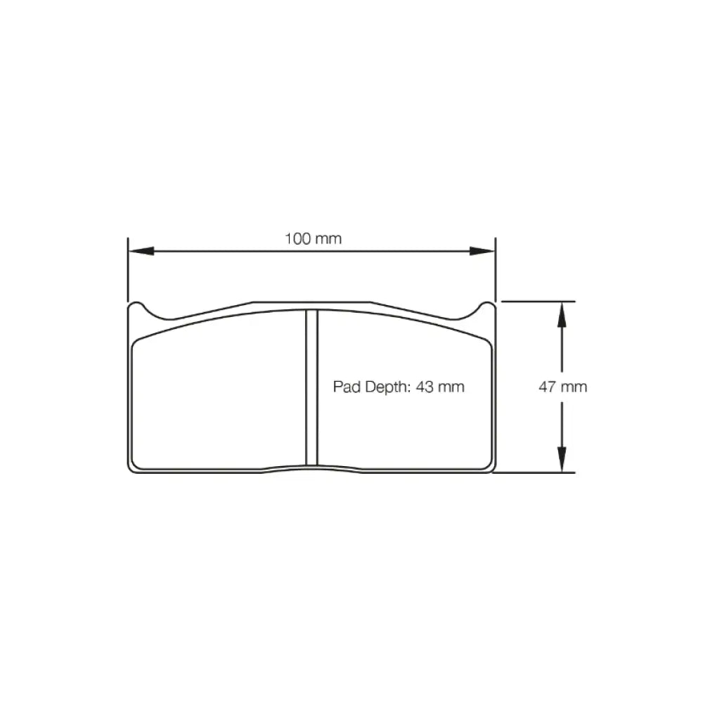 Pagid Brake Pads Mitsubishi Lancer Evo IX Gravel Rally 43651 Brake Pads
