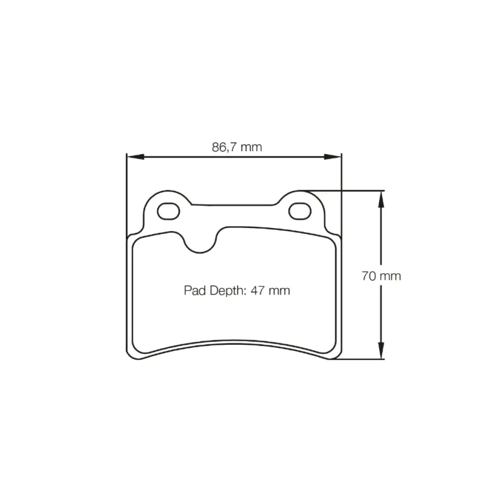 Pagid Brake Pads Mitsubishi Lancer Evo X 42552 Brake Pads