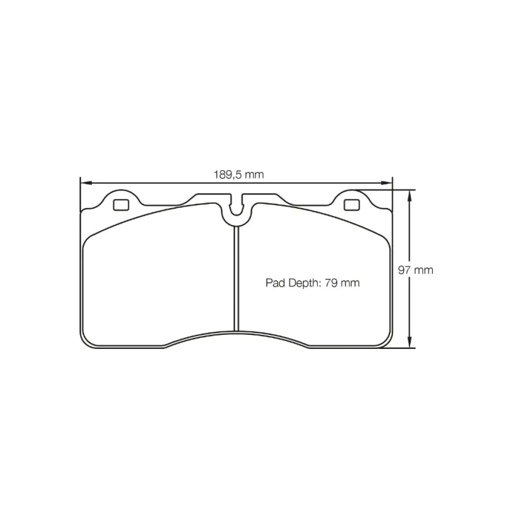 Pagid Brake Pads Nissan R35 GT-R Ceramic Brakes 08- Brake Pads