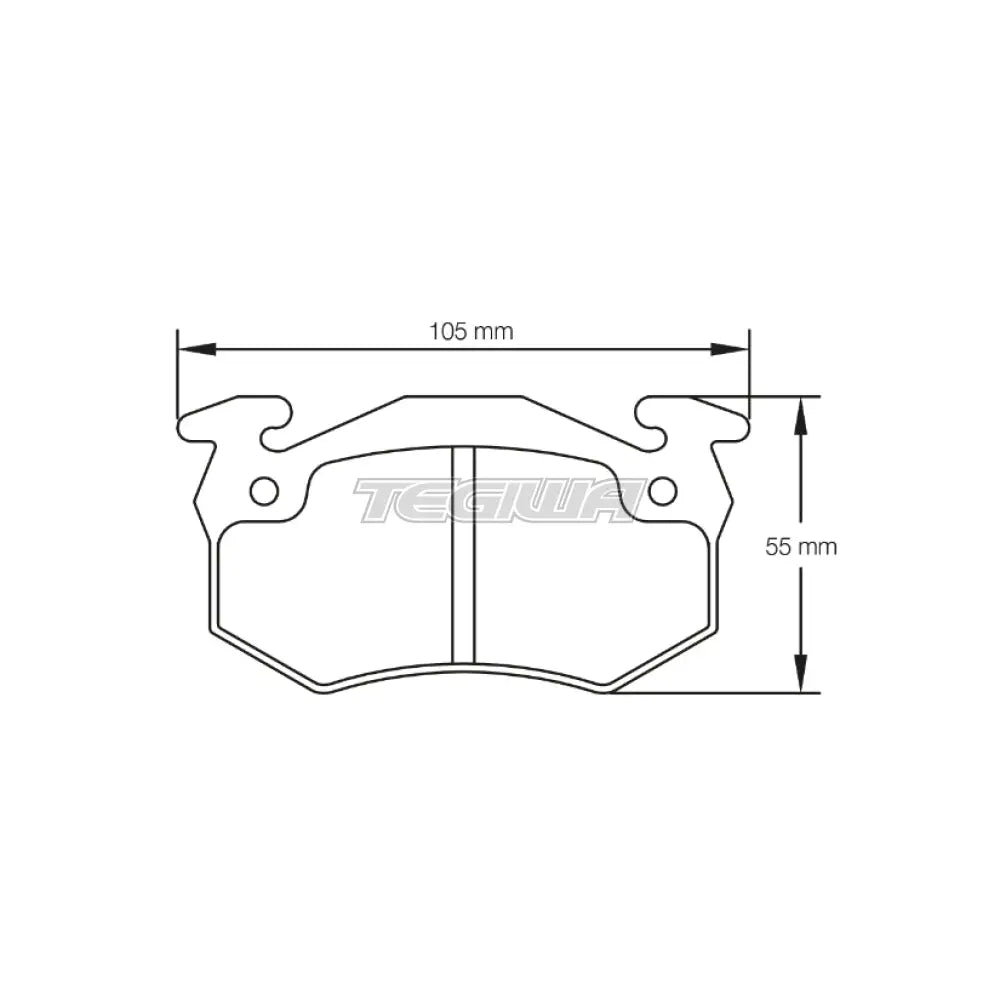 Pagid Brake Pads Peugeot 205 1.9 GTI 87-98 Rear / RS 42 Brake Pads