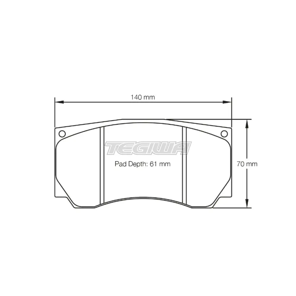 Pagid Brake Pads Peugeot 207 Asphalt Rally 42156 Front / RST 1 Brake Pads
