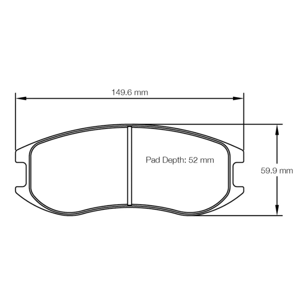 Pagid Brake Pads PFC ZR88 Caliper Brake Pads
