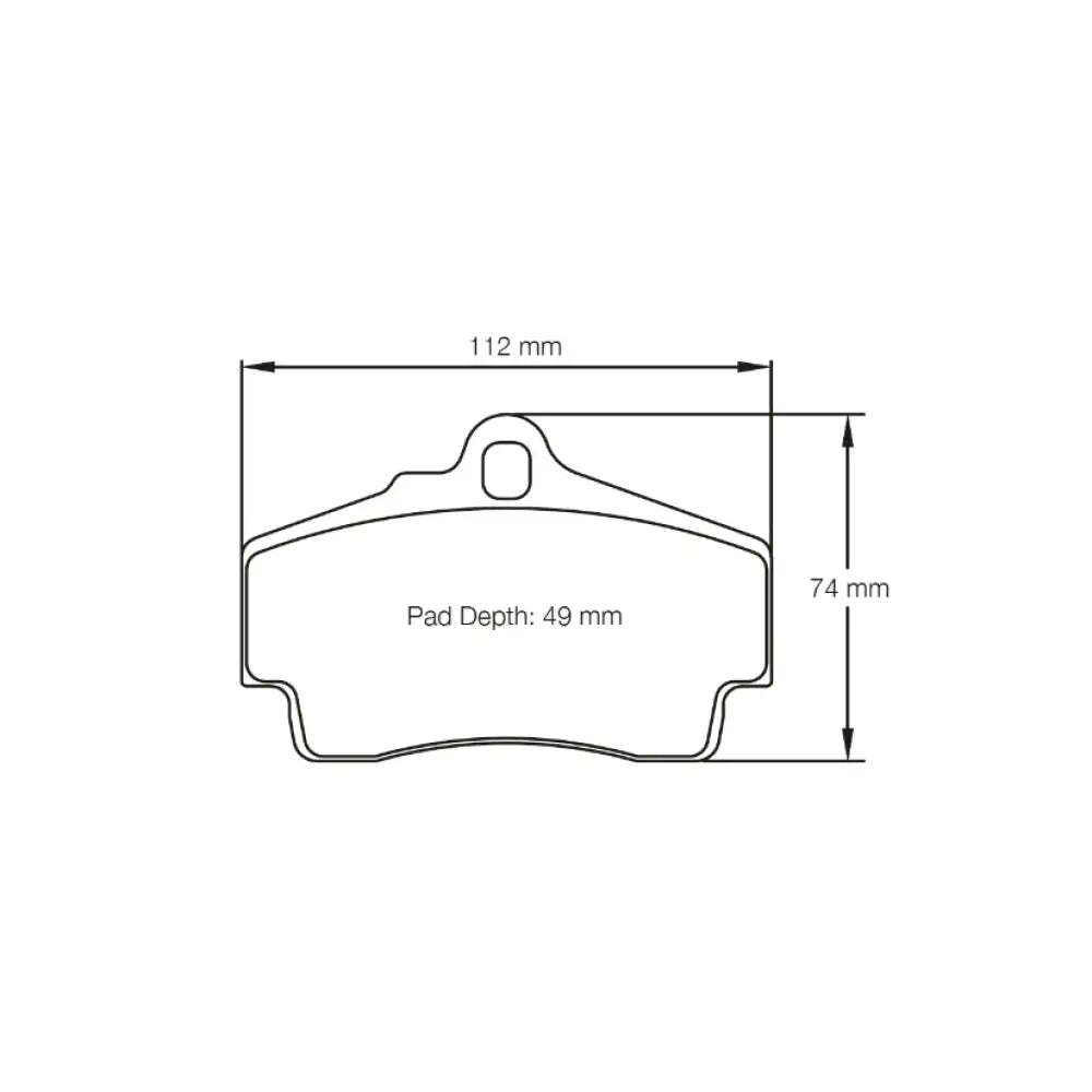 Pagid Brake Pads Porsche 718 Boxster 2.0 982 16- Brake Pads
