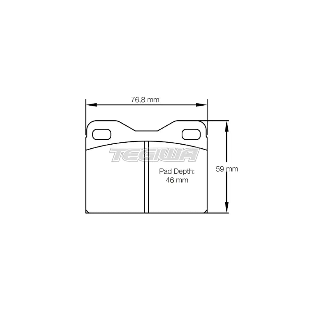 Pagid Brake Pads Porsche 924 2.0 76-83 Front / RSH 42 Brake Pads