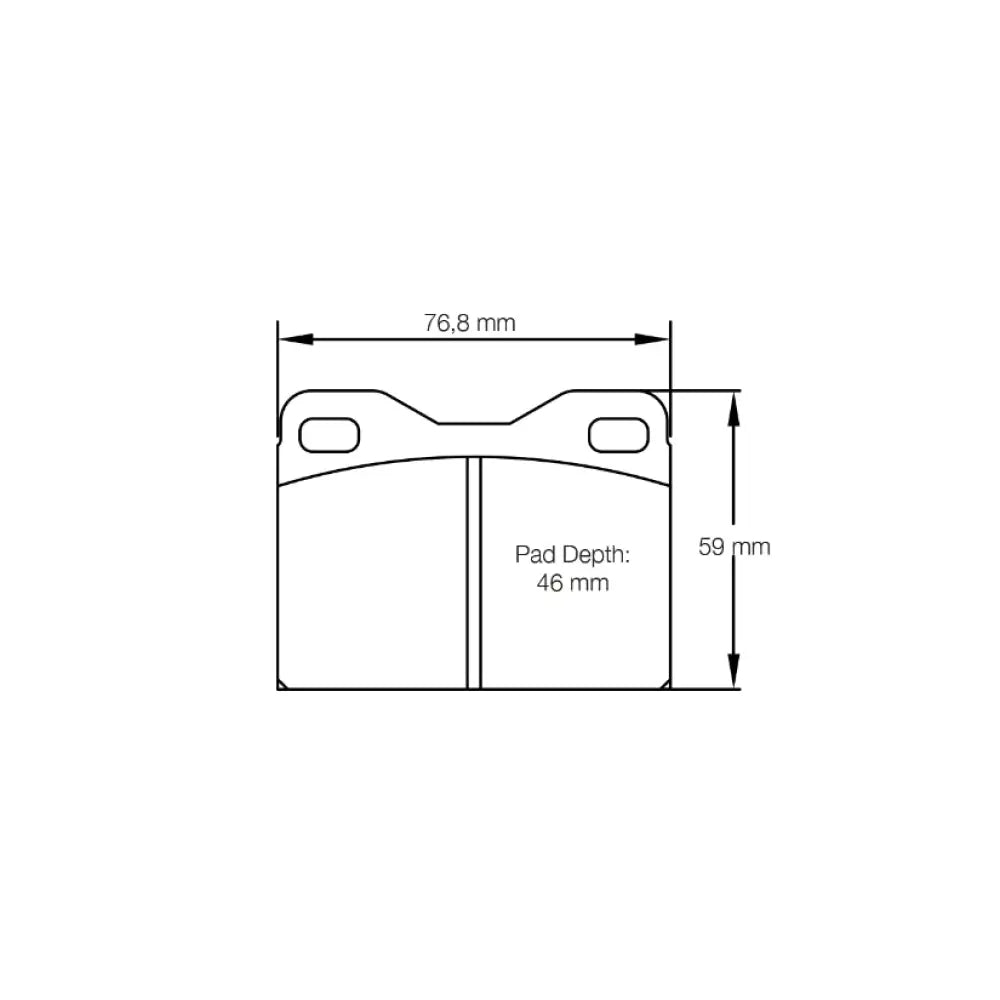 Pagid Brake Pads Porsche 928 4.5 77-79 Brake Pads
