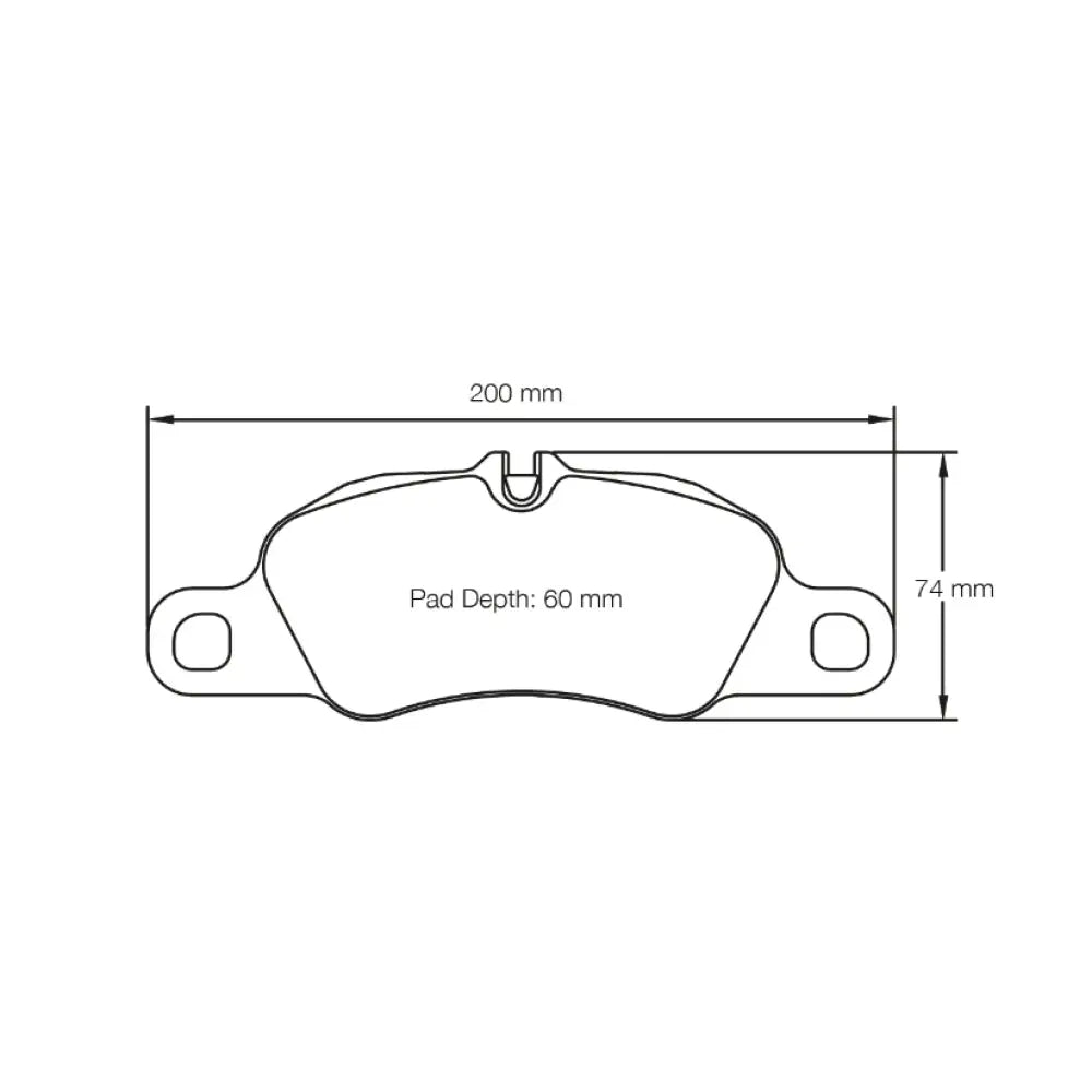 Pagid Brake Pads Porsche 991.2 3.0 Carrera Iron Brakes 15- Brake Pads