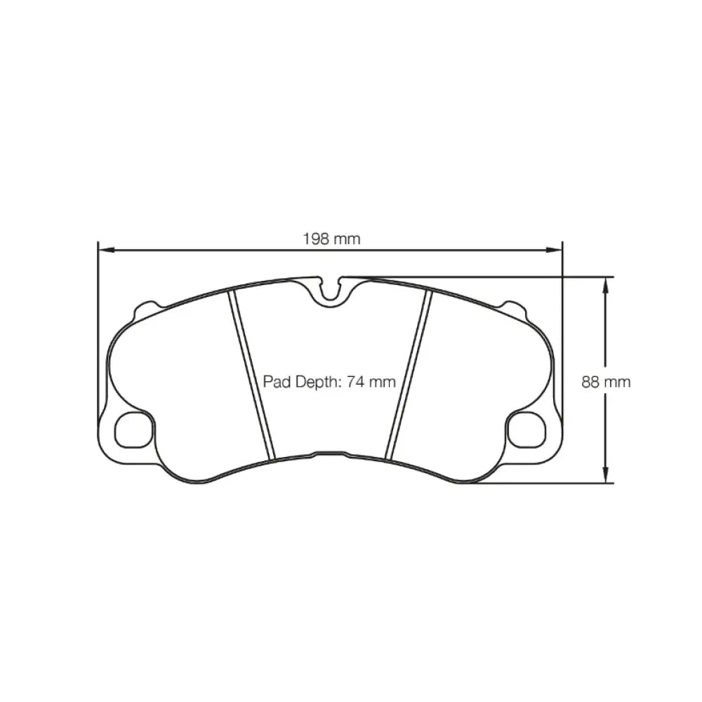 Pagid Brake Pads Porsche 991.2 GT3 Ceramic Brakes 18- Brake Pads
