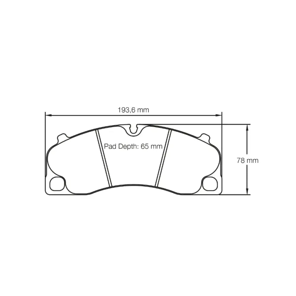 Pagid Brake Pads Porsche 991 3.8 Carrera S Ceramic Brakes 42309 Brake Pads