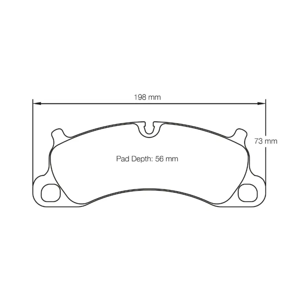 Pagid Brake Pads Porsche 991 3.8 Carrera S / GTS Iron Brakes 42309 Brake Pads