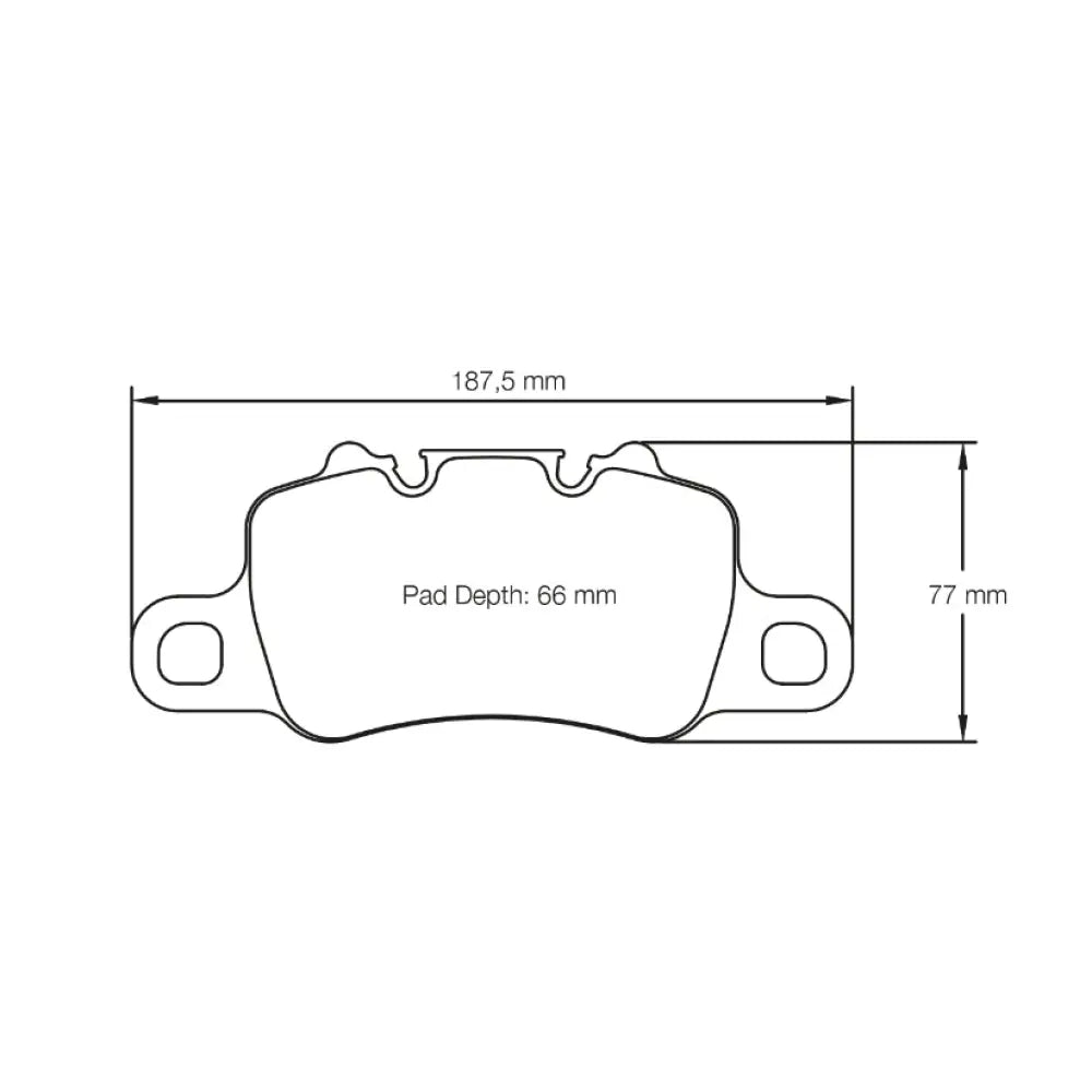 Pagid Brake Pads Porsche 991 Turbo Iron Brakes 13- Brake Pads