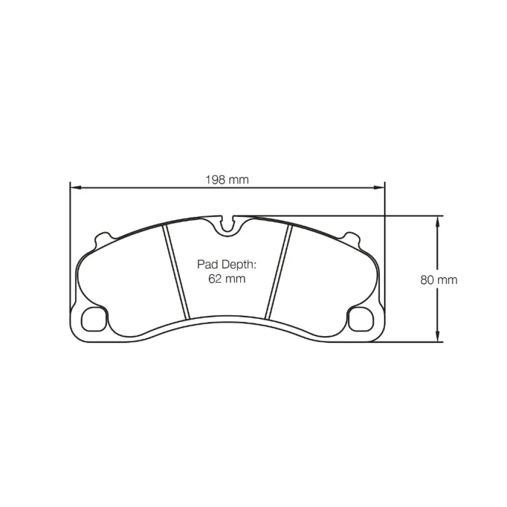 Pagid Brake Pads Porsche 991 Turbo S Iron Brakes 13- Brake Pads