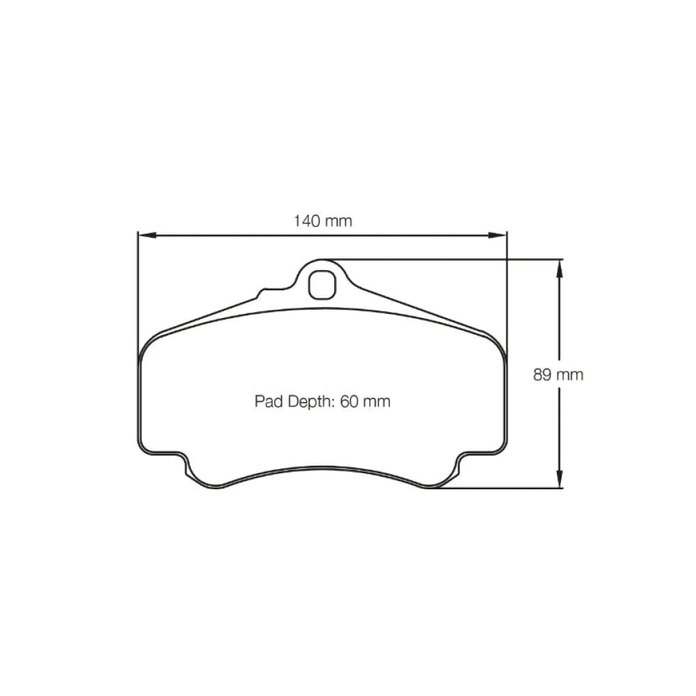 Pagid Brake Pads Porsche 996 3.4 C Cup 99-01 Brake Pads