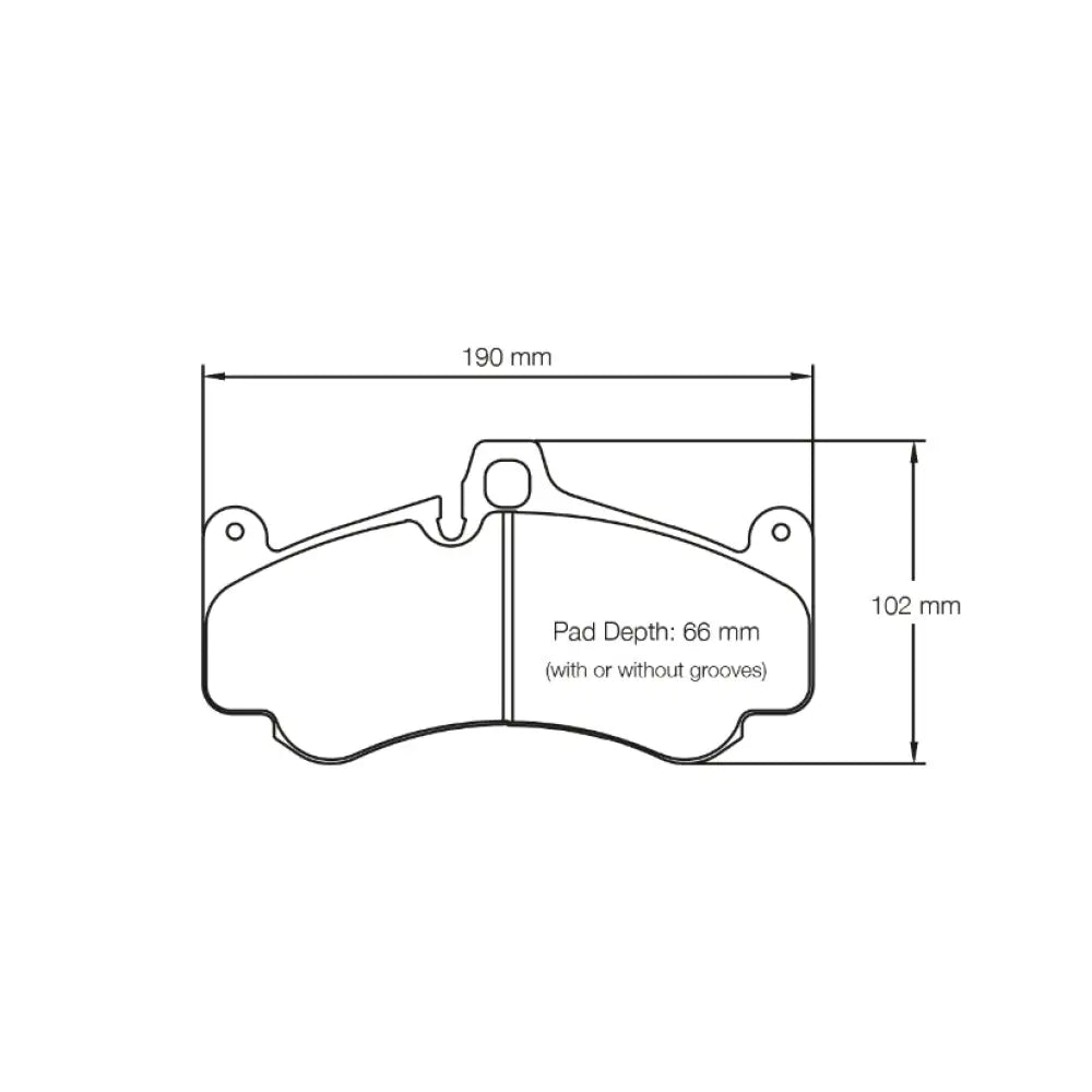 Pagid Brake Pads Porsche 996 GT2 43587 Brake Pads