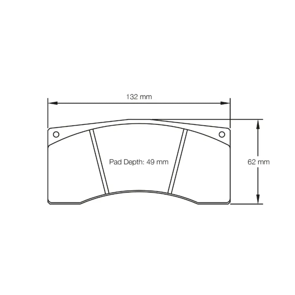 Pagid Brake Pads Porsche 997 GT3 Cup Grand Am Spec 43806 Brake Pads
