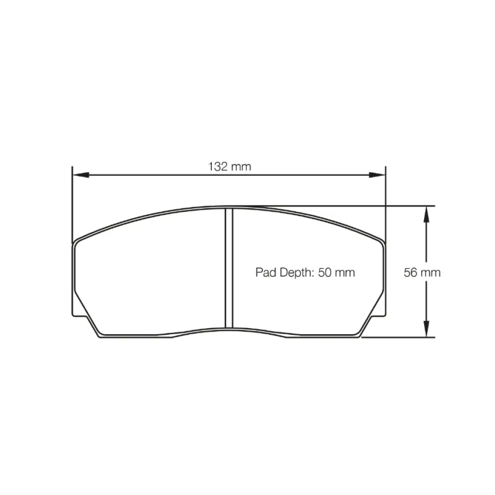 Pagid Brake Pads Renault Clio II V6 Race Car 43586 Brake Pads
