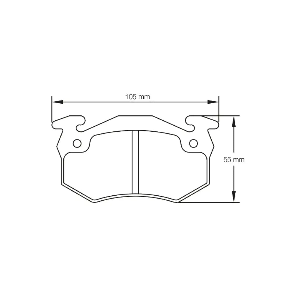 Pagid Brake Pads Renault Megane Coach 2.0 16V 96-02 Brake Pads