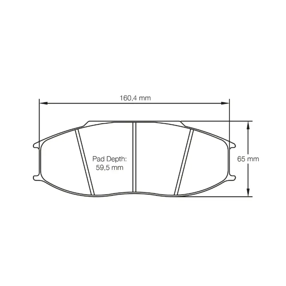 Pagid Brake Pads Renault RS01 Cast Iron Brakes 15- Brake Pads
