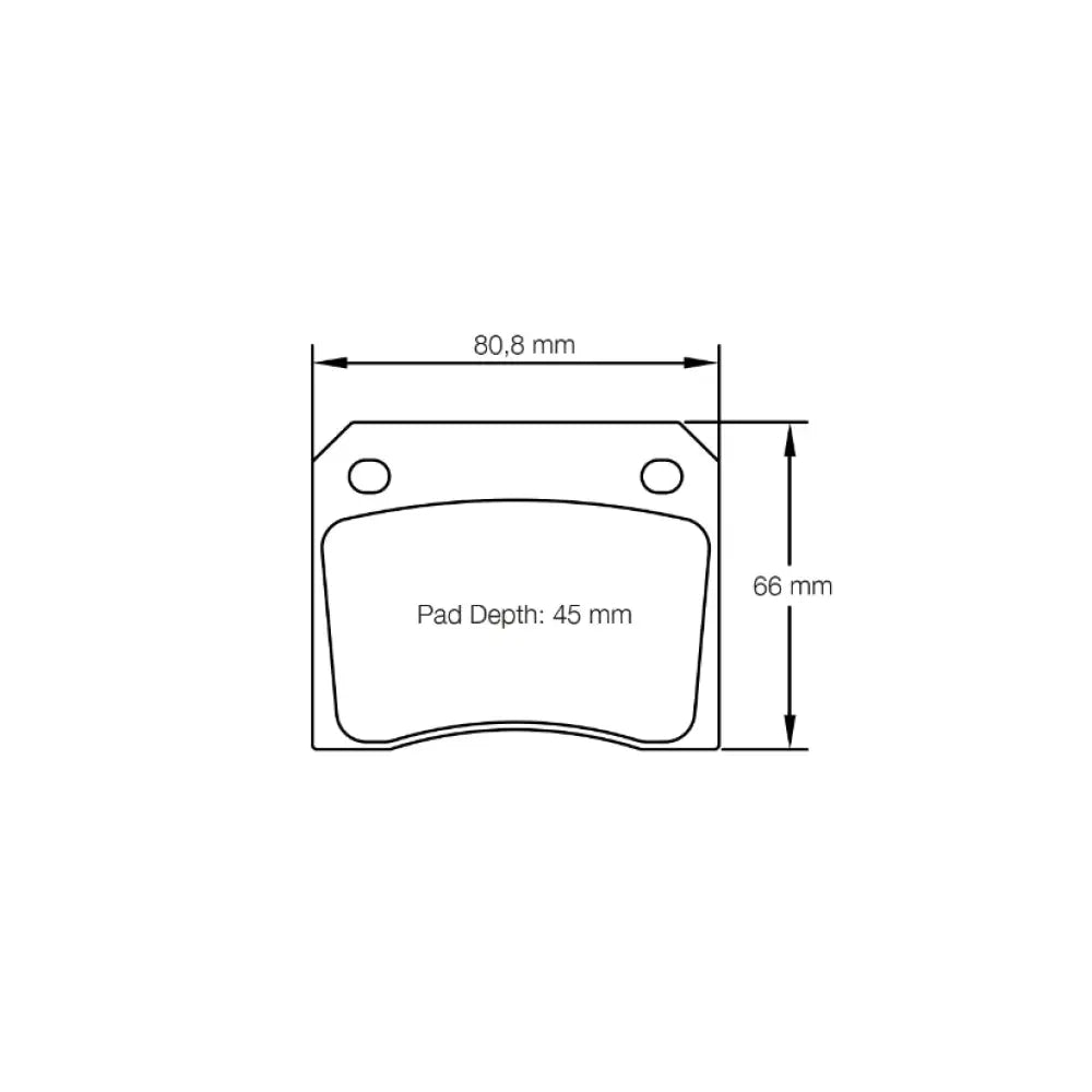 Pagid Brake Pads Rover Triumph TR4/TR5 62-69 Brake Pads