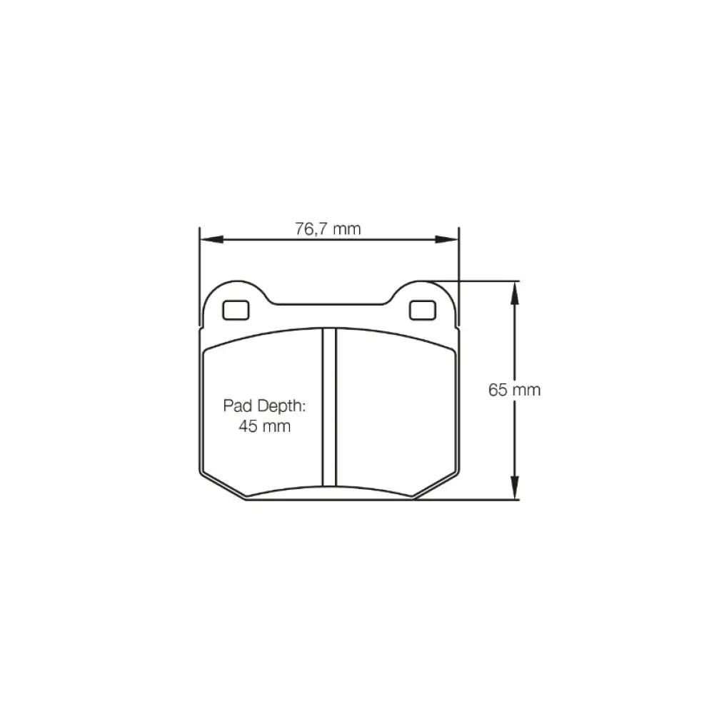 Pagid Brake Pads Subaru Impreza STi 3rd & 4th Generation 42430 Brake Pads