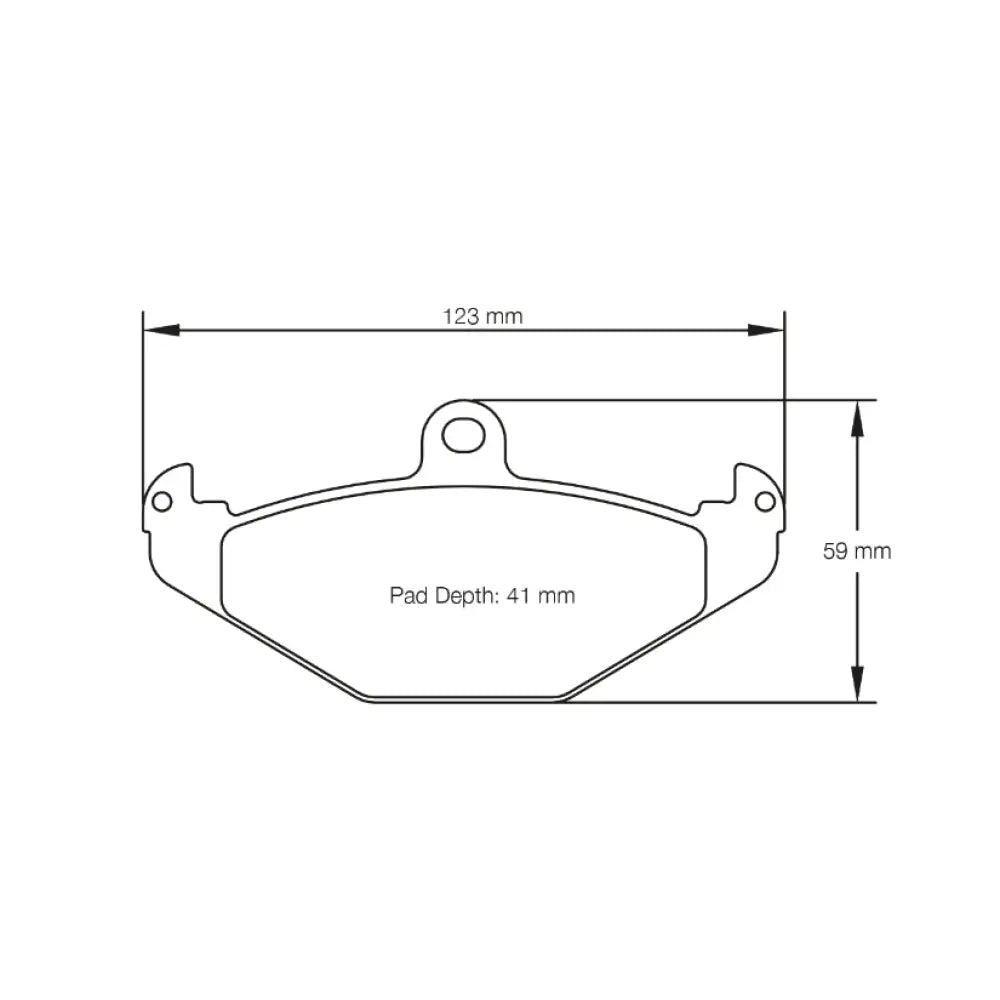 Pagid Brake Pads Vauxhall Speedster 2.2I 16V 00-05 Brake Pads