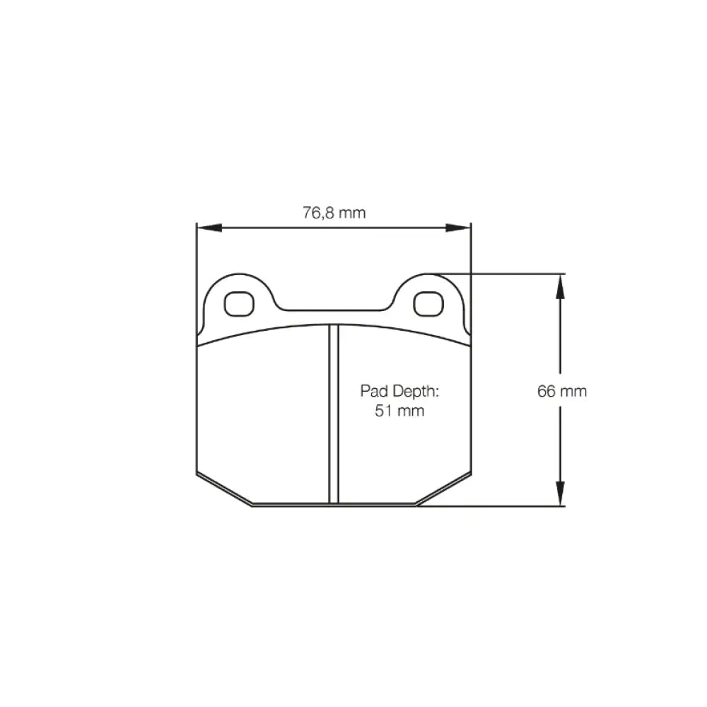 Pagid Brake Pads Vauxhall Speedster 2.2I 16V 00-05 Brake Pads