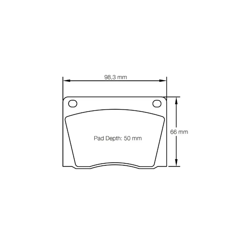 Pagid Brake Pads Volvo Amazone P121S 61-69 Brake Pads