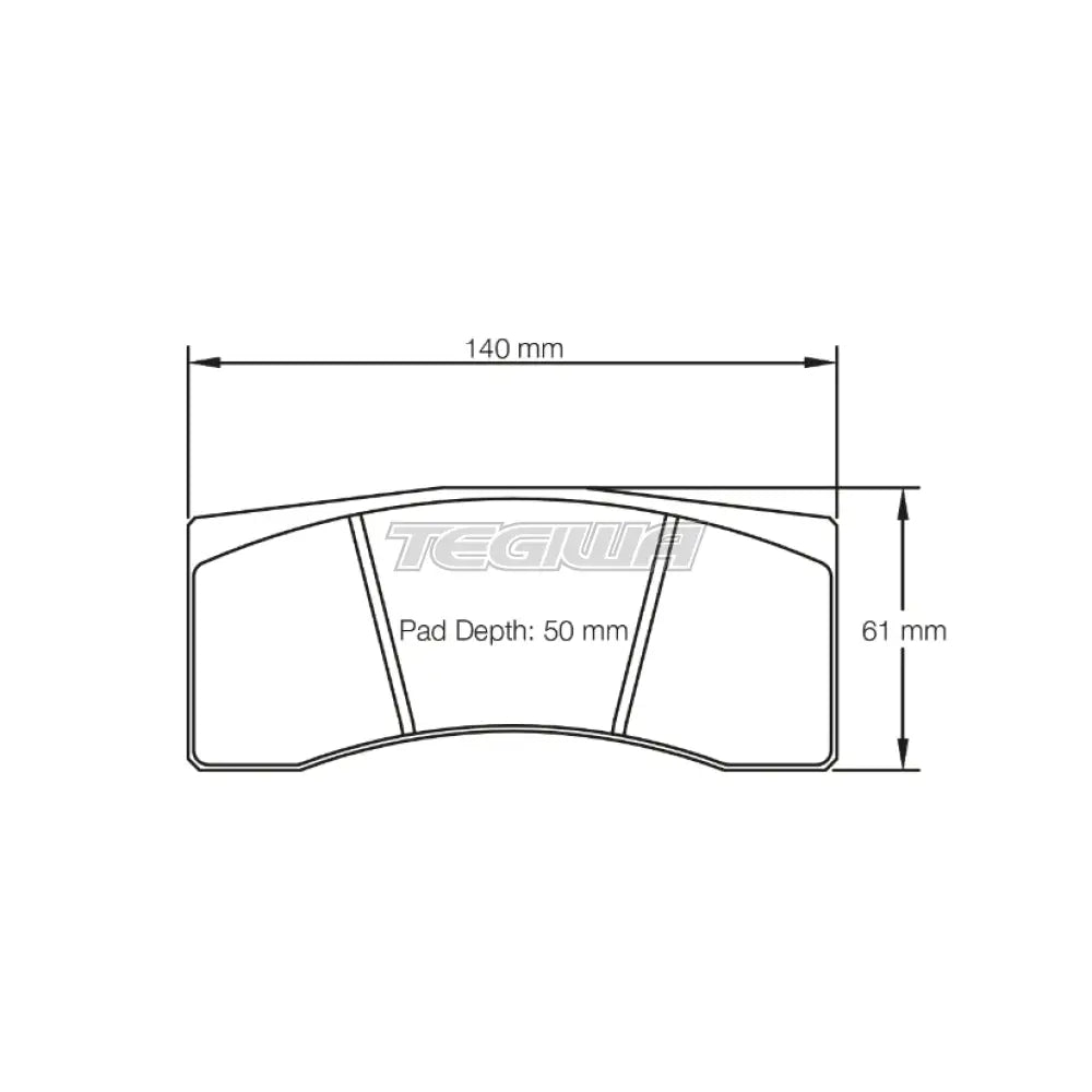 Pagid Brake Pads Wilwood Integra IP Caliper 26mm 1619 / RSL 1 Brake Pads